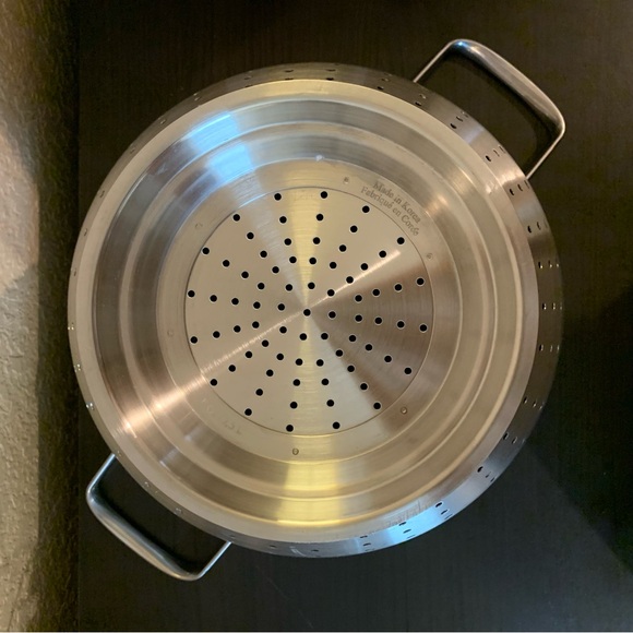 LARGE 8 quart stainless steel fabrique rn coree colander - Picture 6 of 10